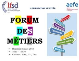 affiche forum des métiers
