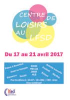 INSCRIPTIONS AU CENTRE DE LOISIRS DU LSFD / INSCRIPCIONES AL CAMPAMENTO DEL LFSD