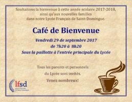 invitación café de Bienvenida 2017-2018 fr