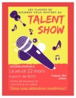 ¡EL TALENT SHOW ES JUEVES 22 DE MARZO!