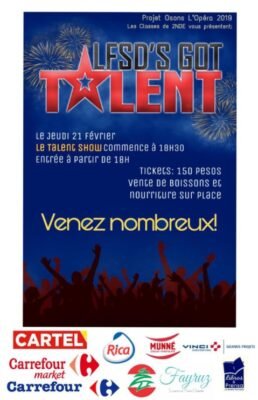 Soiree Talent Show le 21.02.19