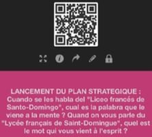 QR Code Nuage de Mot etape 1 consultation Plan strategique Instagram