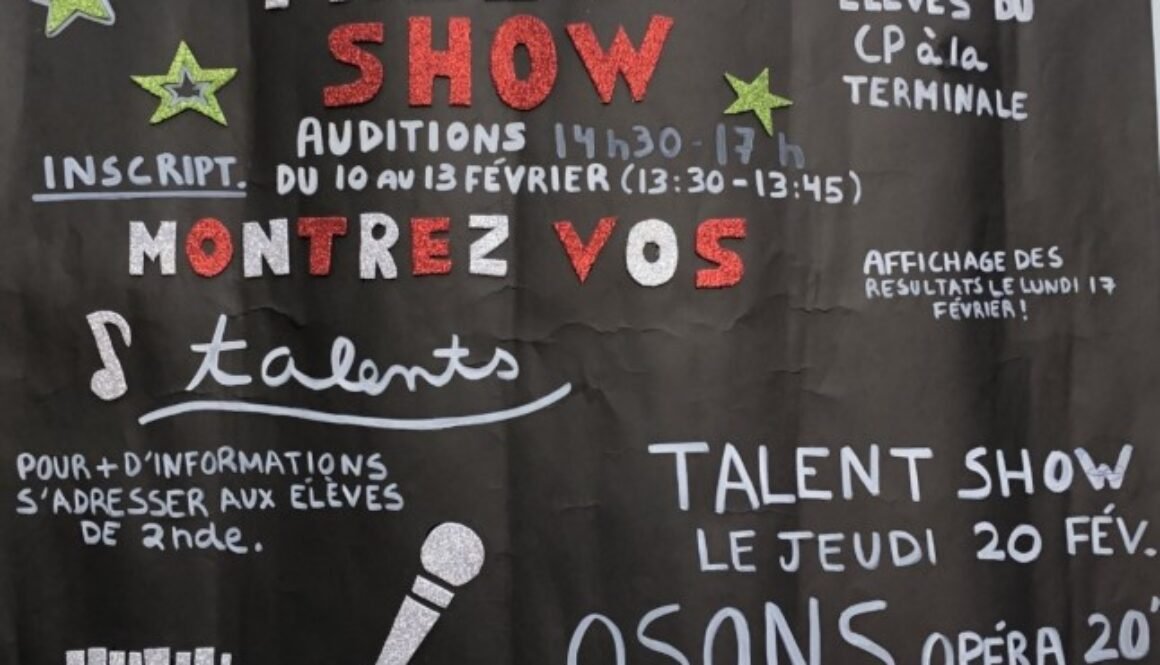 Affiche Talent Show