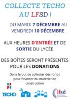 Affiche Colleccte Techo Decembre 2021