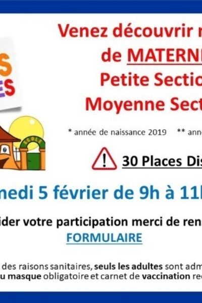 Pop Up Porte Ouverte janvier 2022 FR