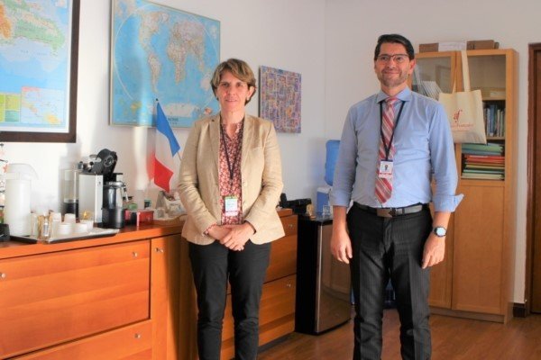 Visita de la Senadora de los franceses residentes en el extranjero