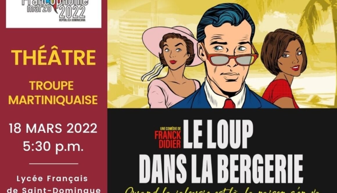 Affiche Theatre Francophonie 2022 Le loup est dans la Bergerie-3