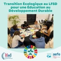 Photo de Mise en avant Education au Developpement durable