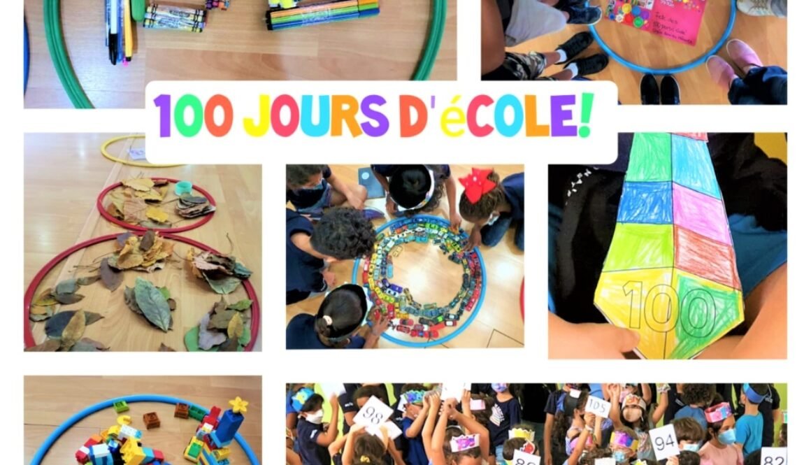 Photo de mise en avant 100 jours d'ecole