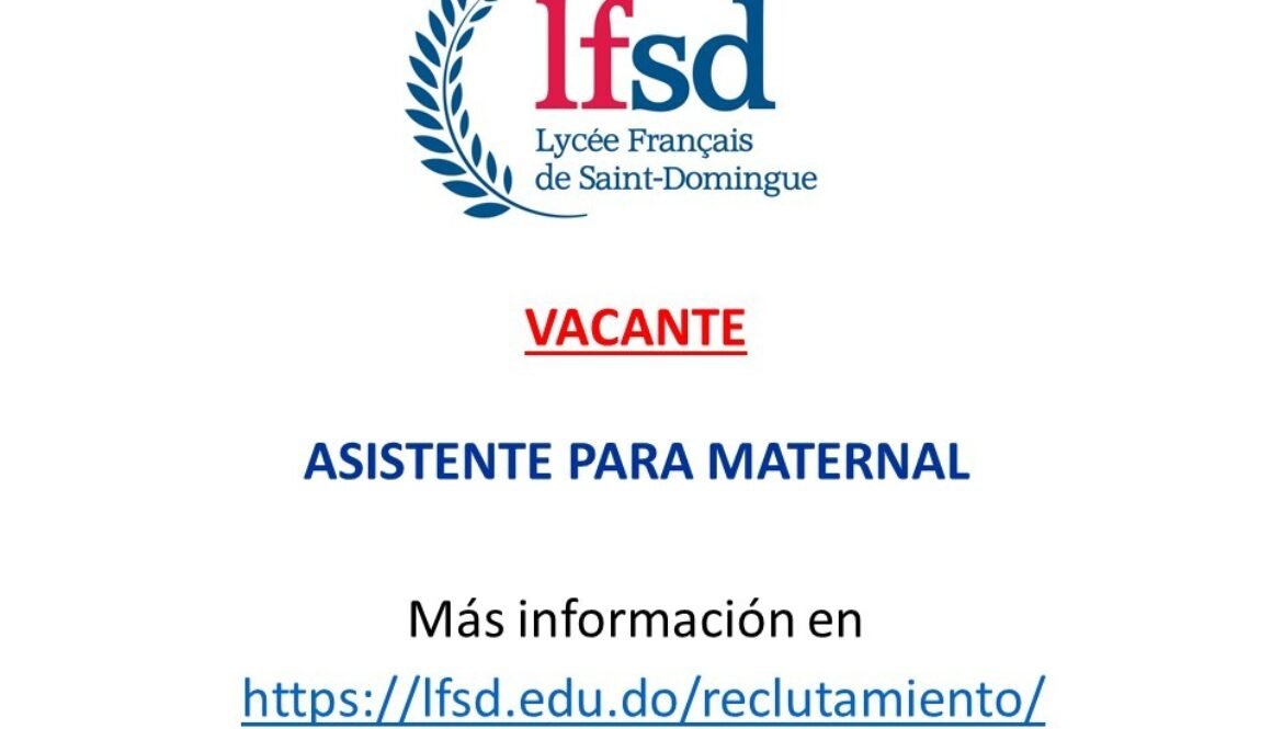 Appel a Candidature - ASISTENTE PARA MATERNAL