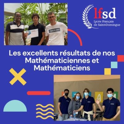 Les excellents résultats de nos Mathématiciennes et Mathématiciens