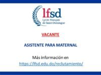 Appel a Candidature - ASISTENTE PARA MATERNAL Nov 2022