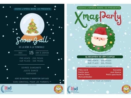 Affiches Fete de Noel 2022