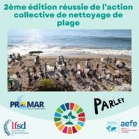 2ème édition réussie de l’action collective de nettoyage de plage 26.01.23