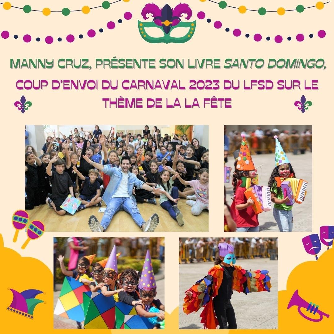 Manny Cruz présente son livre Santo Domingo, coup d’envoi du Carnaval 2023 du LFSD sur le thème de la LA FÊTE