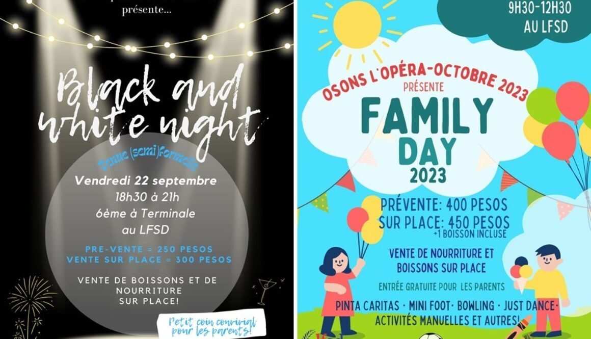 Affiches Back to school 2023 Osons l'opéra FR