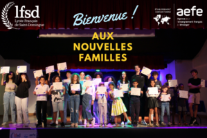 Bienvenue aux nouvelles familles !