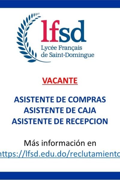 Appel a Candidature - Asistente de Compras, Caja y Recepcion du 21.03.24