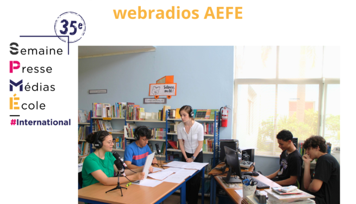 Semaine de la presse et des medias 2024 le grand direct webradio AEFE