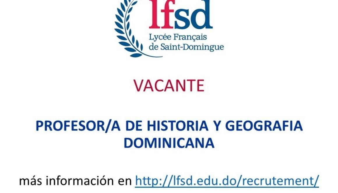 Vacante Prof HG RD Nov 2024