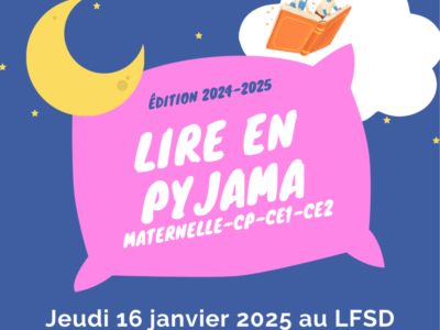 Affiche lire en Pyjama FR