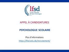 Appel a Candidature Psycologue